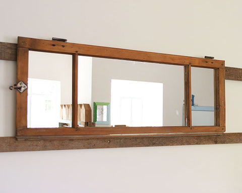 מרגו – מסגרת חלון מחולקת משולבת מראה - טבעי